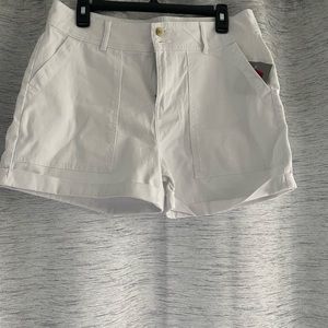 Falls Creek White Denim Shorts